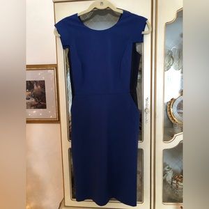 J Crew beautiful blue/black side strip/pockets fully lined size 2P